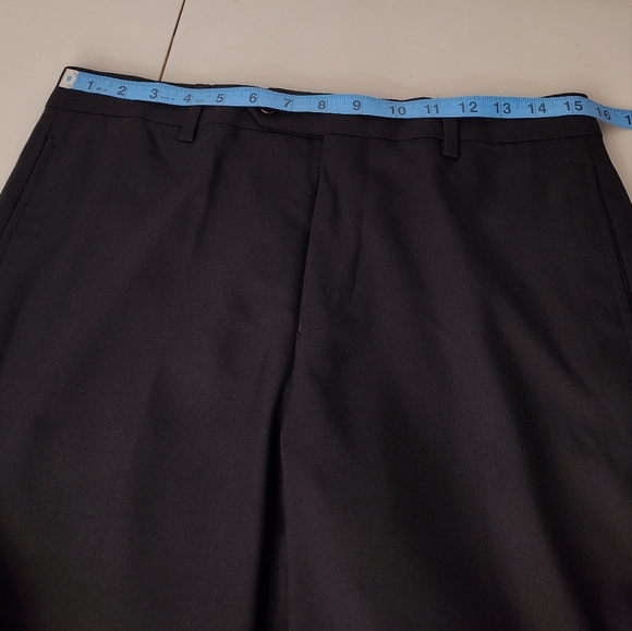 NWT Lauren Ralph Lauren Black Classic Stretch Tailored Fit Dress Pants Sz30W×32L - Picture 11 of 15